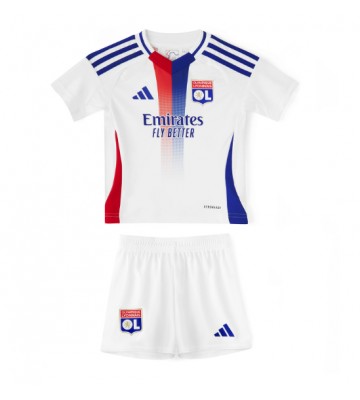 Olympique Lyonnais Primera Equipación Niños 2024-25 Manga Corta (+ Pantalones cortos)